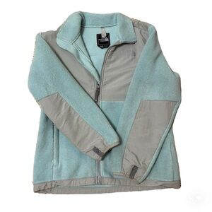 Blue and Grey The North Face Fleece Jacket
